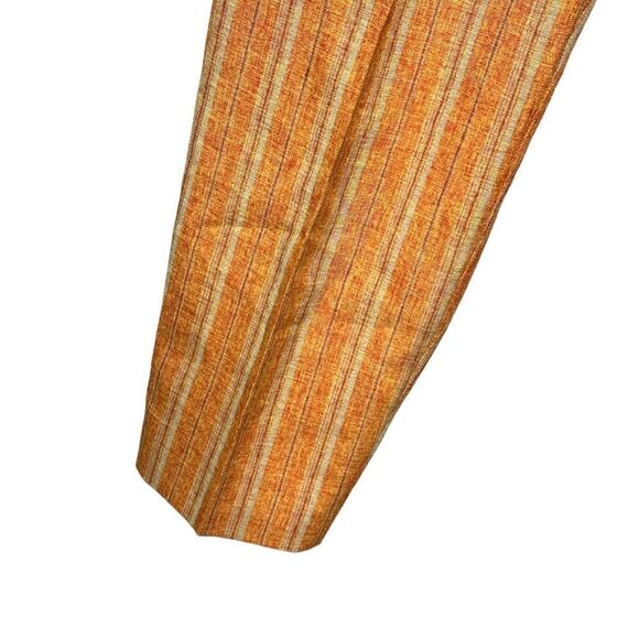 Vintage Orange Max Moda Striped Funky Trouser Waist 26” length 37” Inseam 24” - Picture 7 of 15